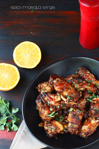 Chicken Wings - Spicy Masala Wings- turn up the heat!!