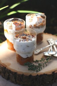 Pumpkinpie Trifle with Almond Cream