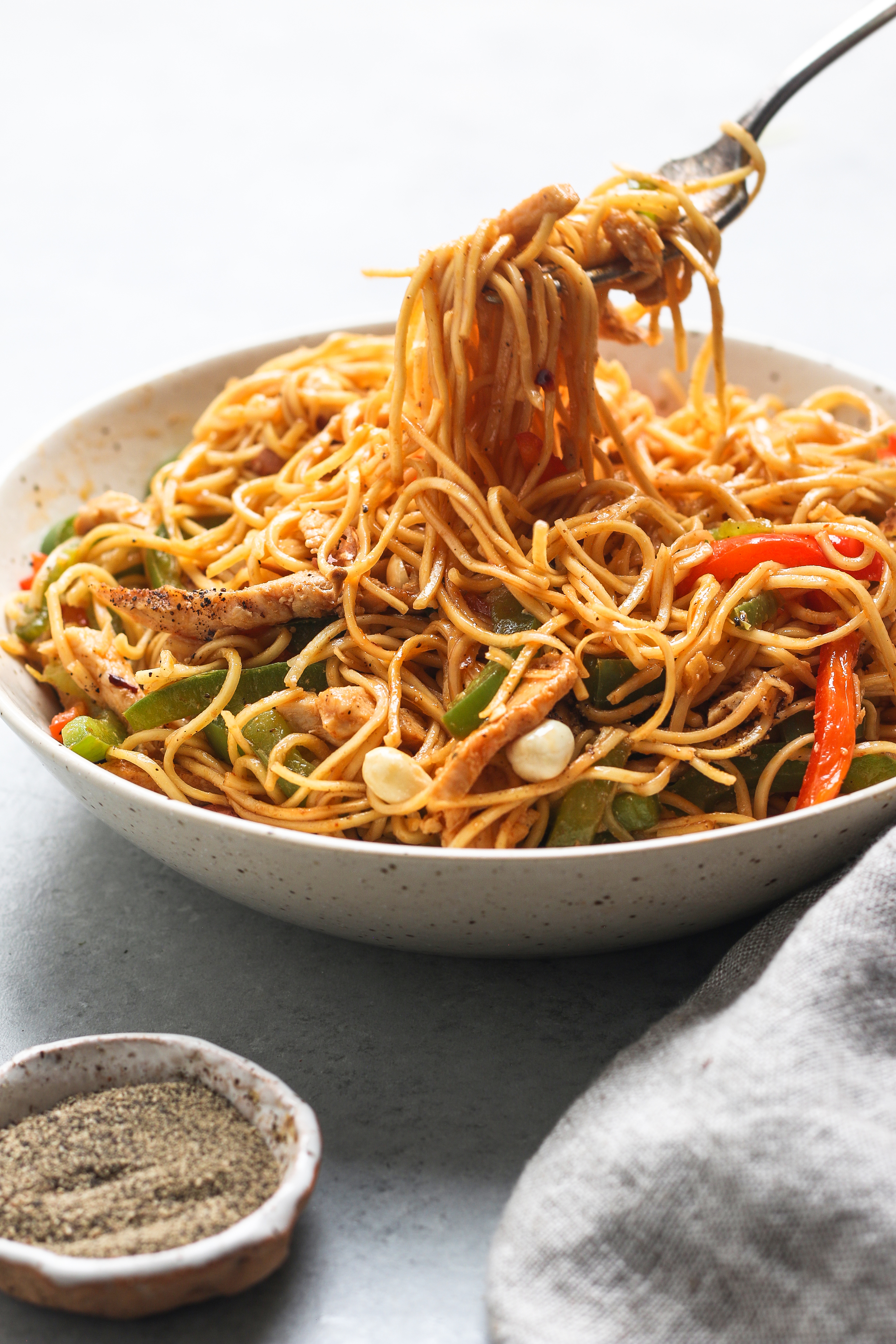 Quick Chicken Chow Mein (Asian Noodles) - Alyona's Cooking