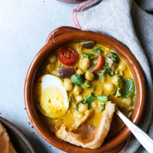 Quick Channa Masala with Spinach