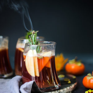 Maple Apple-Persimmon Sangria