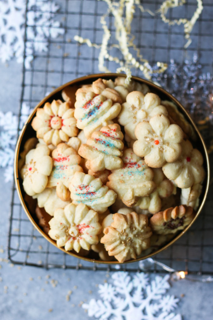 Classic Spritz Cookies - Lemon and Almond flavored cookies |foodfashionparty| #spritz cookies