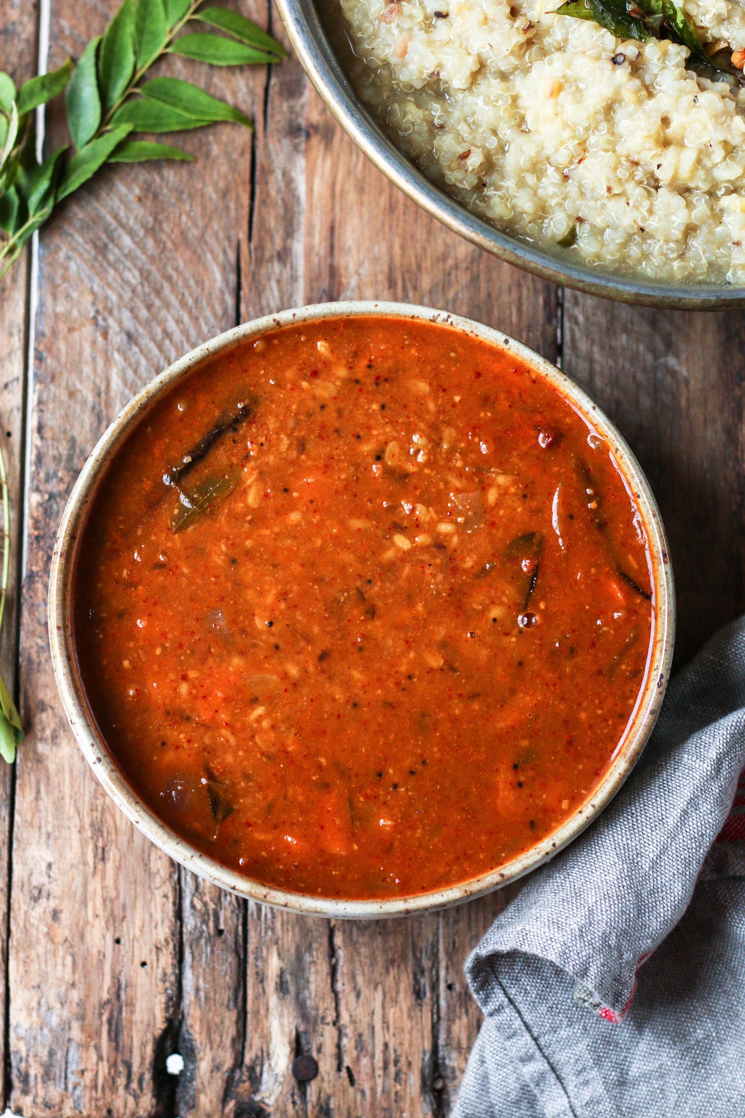Gotsu Pongal With Gotsu Recipe | Quinoa Pongal Recipe At Home