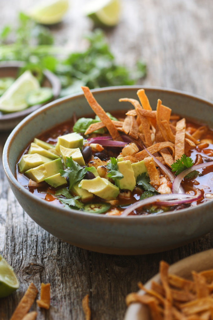Shortcut Mexican Chicken Tortilla Soup - Delicious and Easy