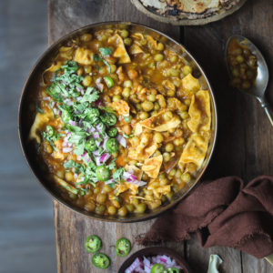 Green Peas and Papad Curry - Appalapoo Masala