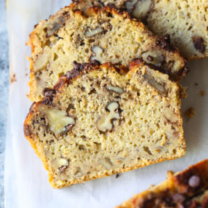 Basic Banana Bread with Olive Oil and Maple Syrup