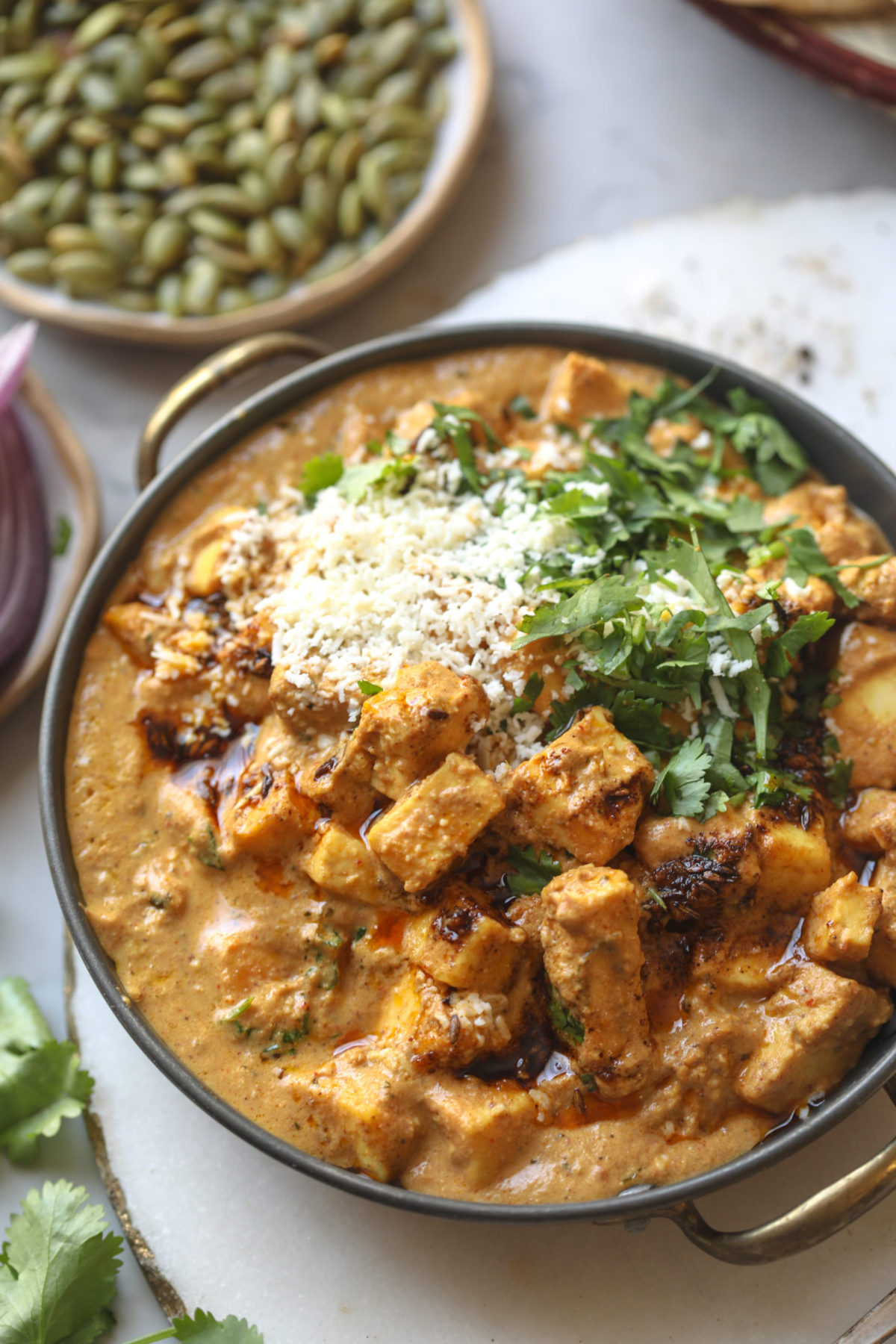 Paneer Lababdar - A creamy nut based restaurant style paneer curry