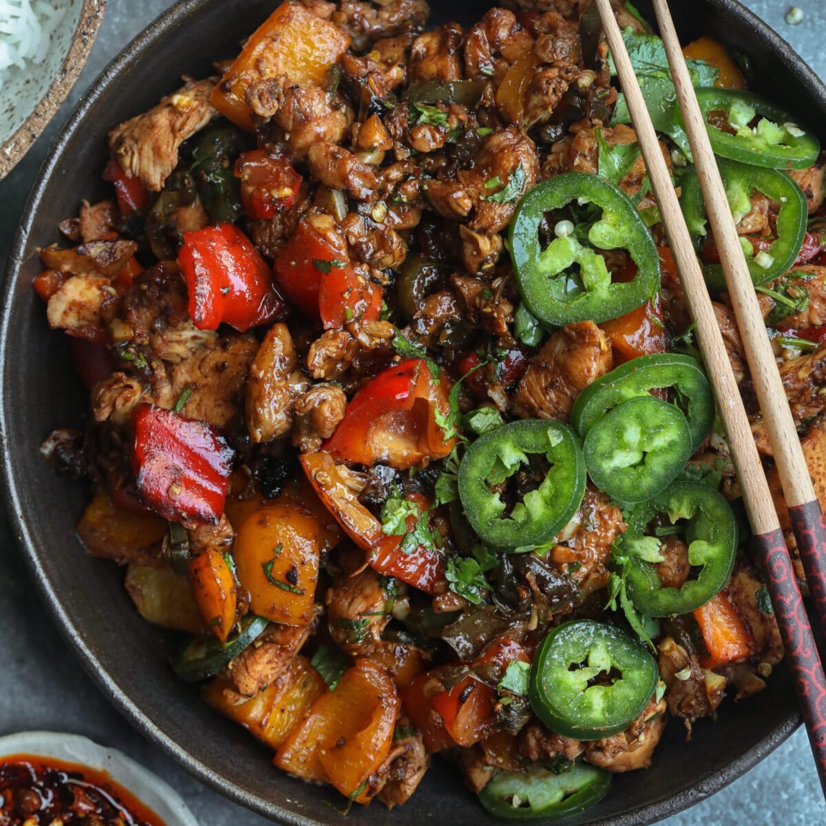 Jalapeno Chicken with Bell Peppers