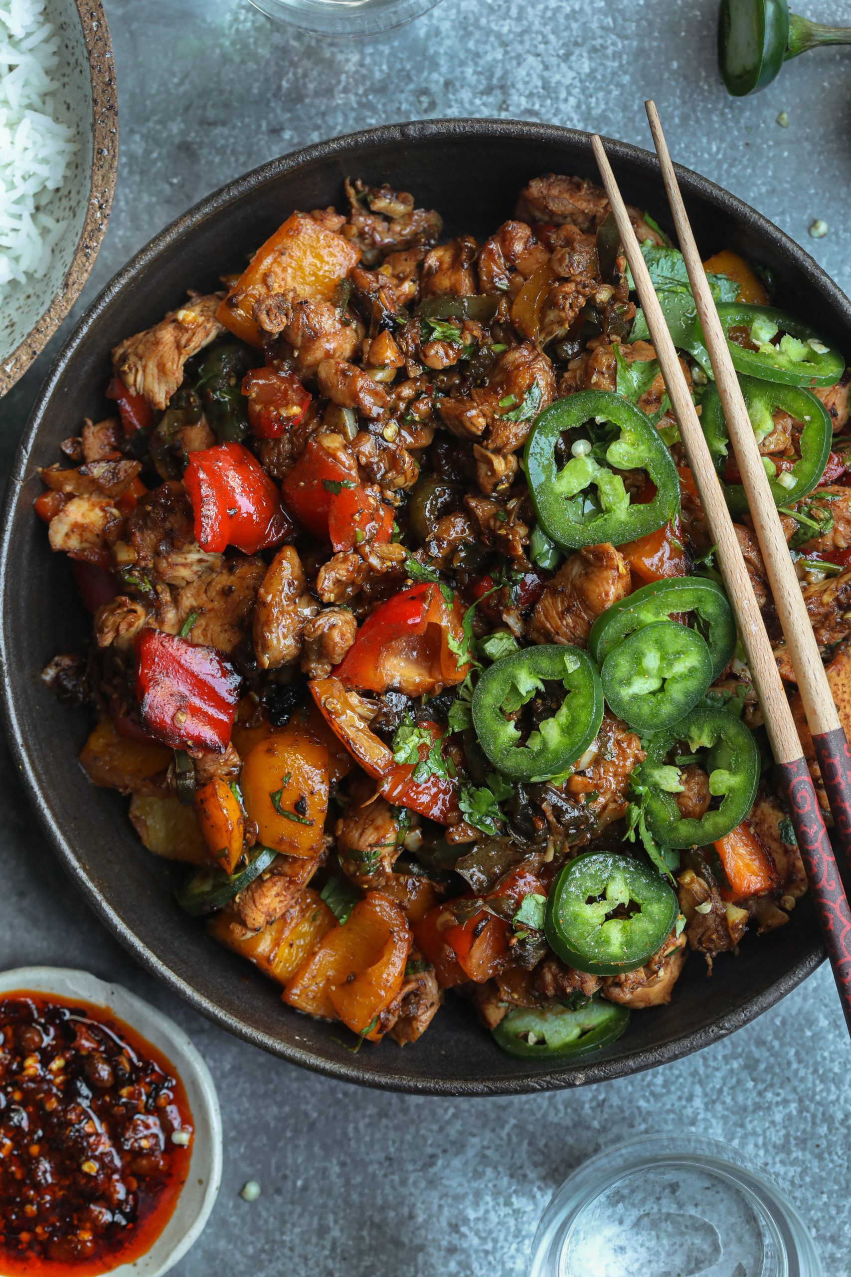 Jalapeno Chicken with Bell Peppers #asianchicken #chickenstirfry #jalapenochicken