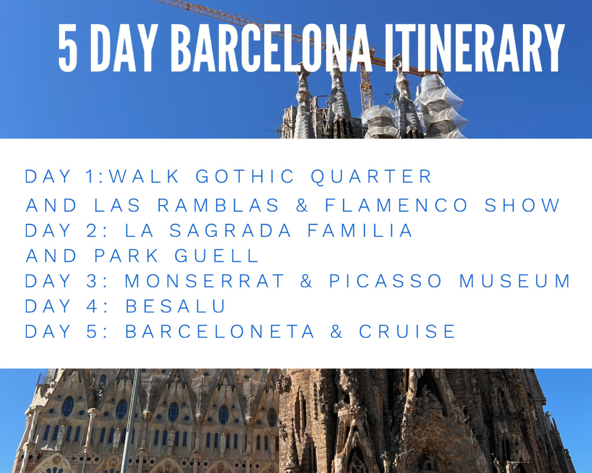 5 Days in Barcelona: The Ultimate Barcelona Itinerary - Travel Eat